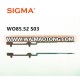 knitting machine spare part, knitting machine needle, WO85.52S03